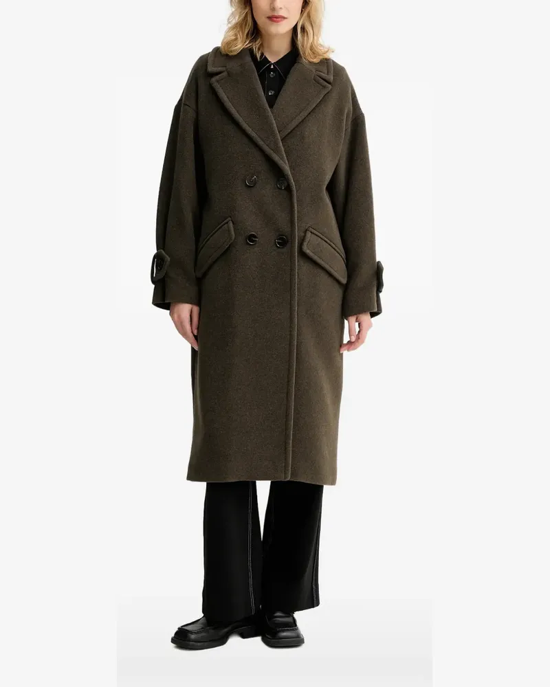 Sessùn double-breasted coat - Braun Braun