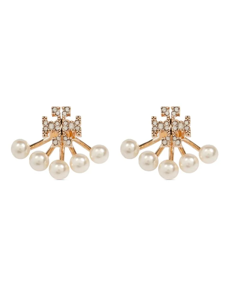 Tory Burch Kira Ohrringe mit Perlen - Gold Gold