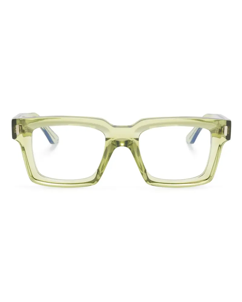 Cutler and Gross Brille mit eckigem Gestell - Grün Grün