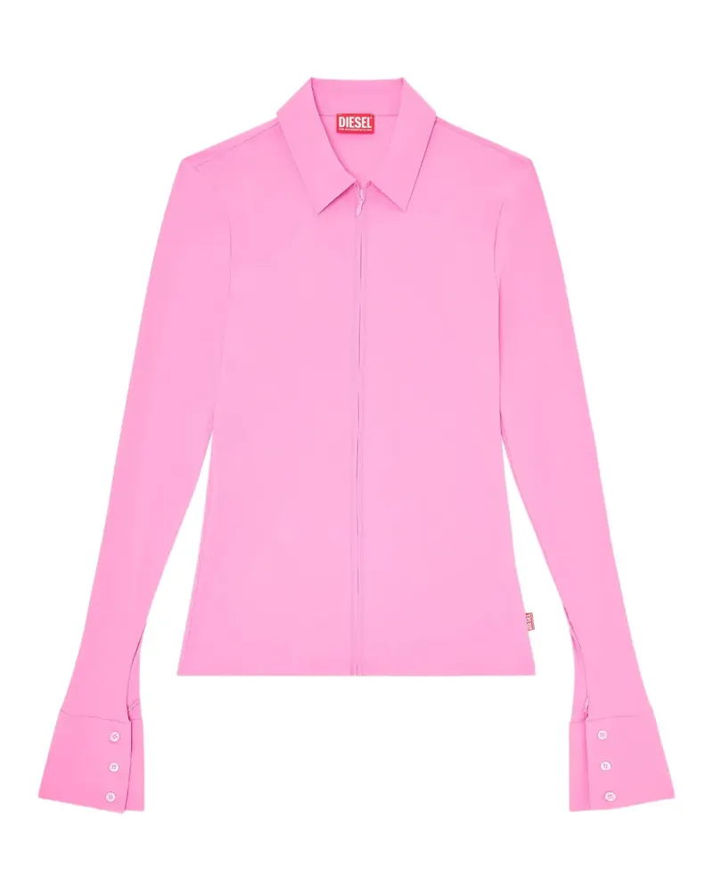Diesel Hemd mit Reißverschluss - Rosa Rosa