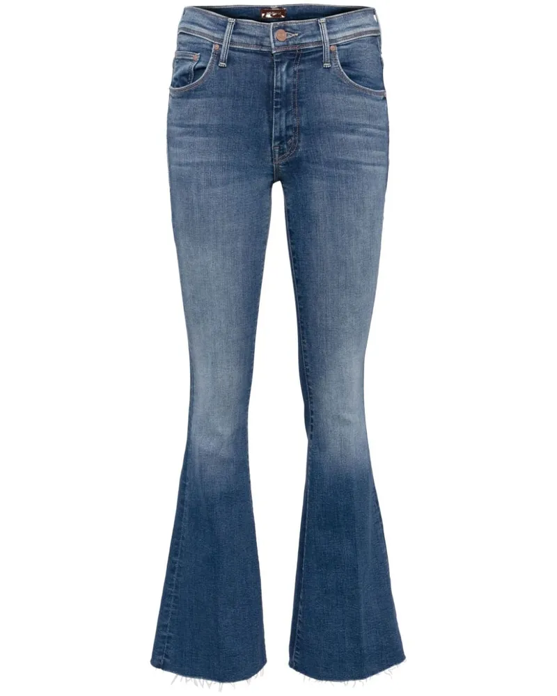 Mother The Cruiser Sneak Fray Jeans - Blau Blau