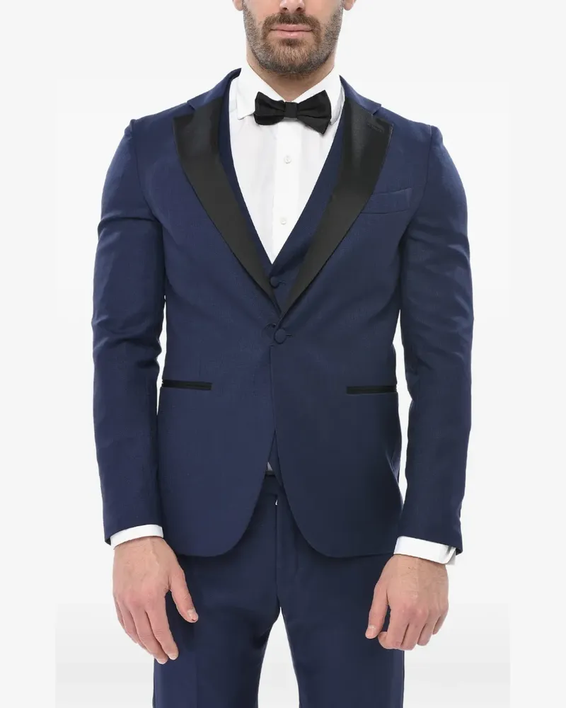 Corneliani three-piece dinner suit - Blau Blau