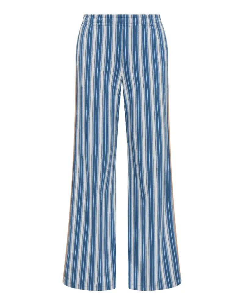 The Upside Palmas Marnie striped wide-leg track pants - Blau Blau