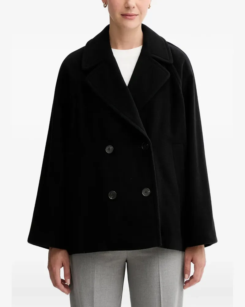 Marc O'Polo double-breasted coat - Schwarz Schwarz