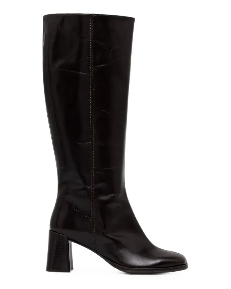 Billi Bi Stiefel mit Blockabsatz - Braun Braun