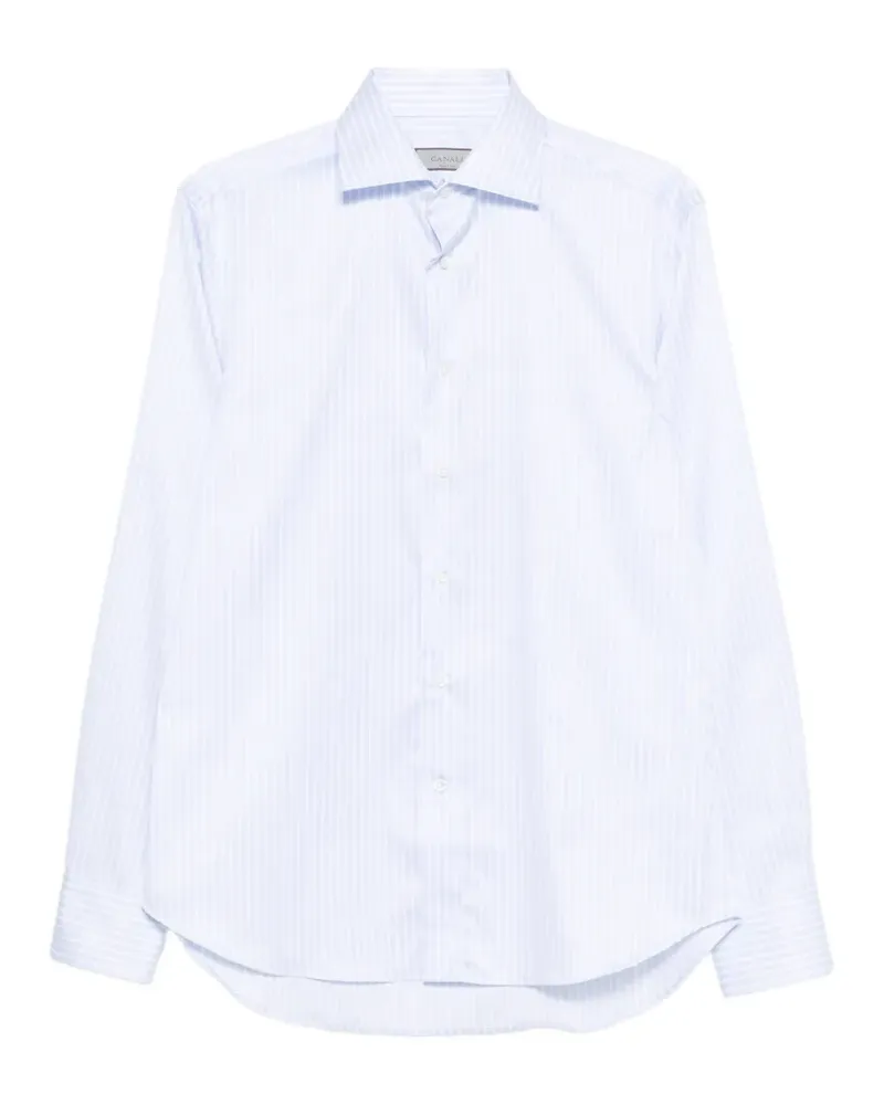 Canali striped shirt - Blau Blau