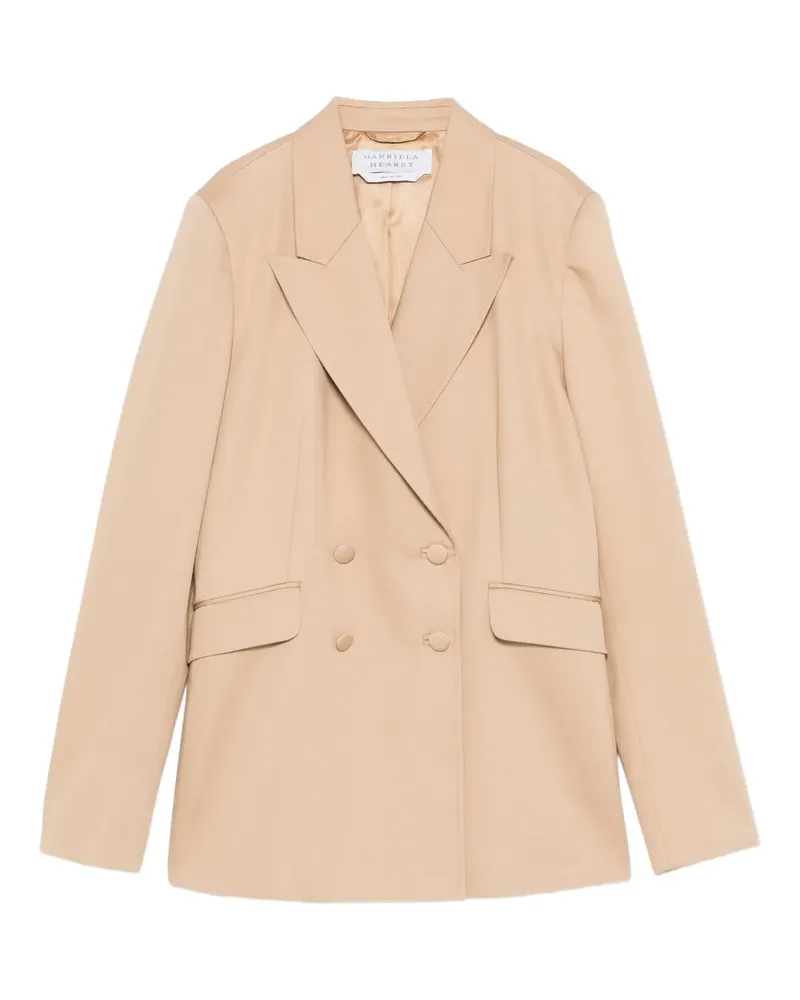 Gabriela Hearst double-breasted blazer - Nude Nude