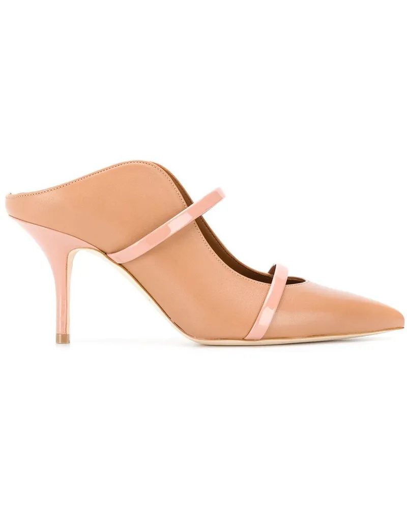 Malone Souliers Mules mit spitzer Kappe - Nude Nude