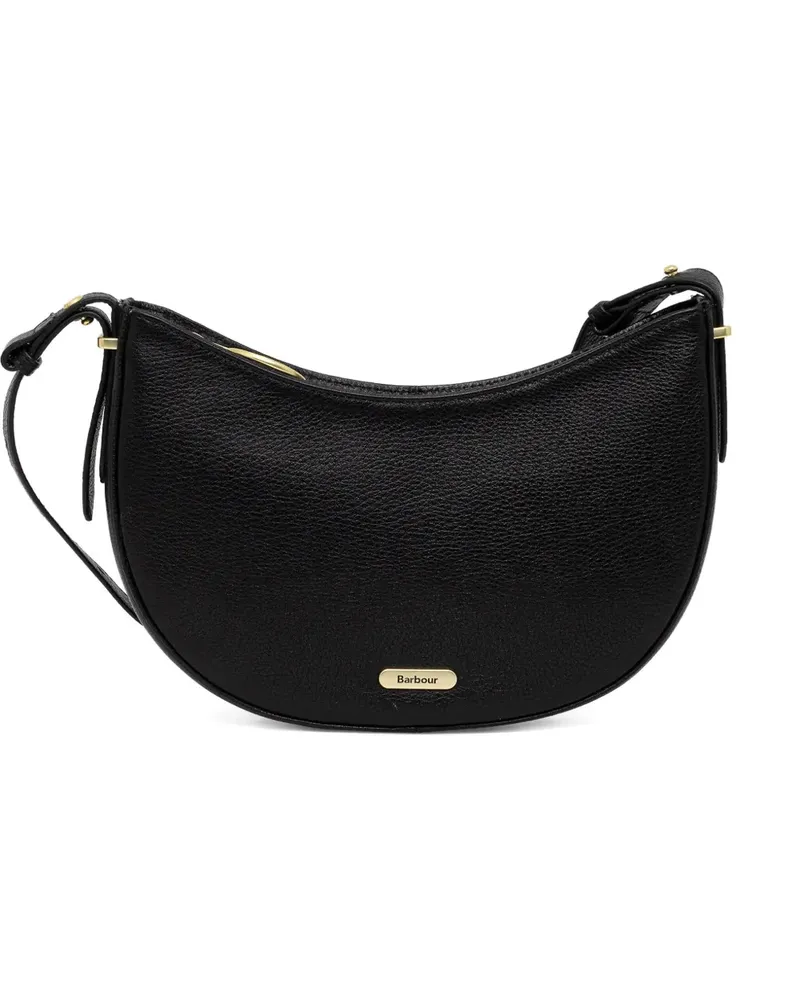 Barbour Sorrel leather crossbody bag - Schwarz Schwarz