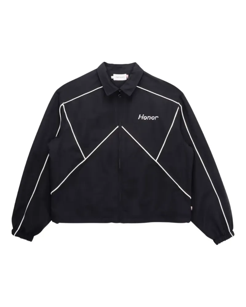 Honor The Gift Bomberjacke mit Logo-Stickerei - Schwarz Schwarz