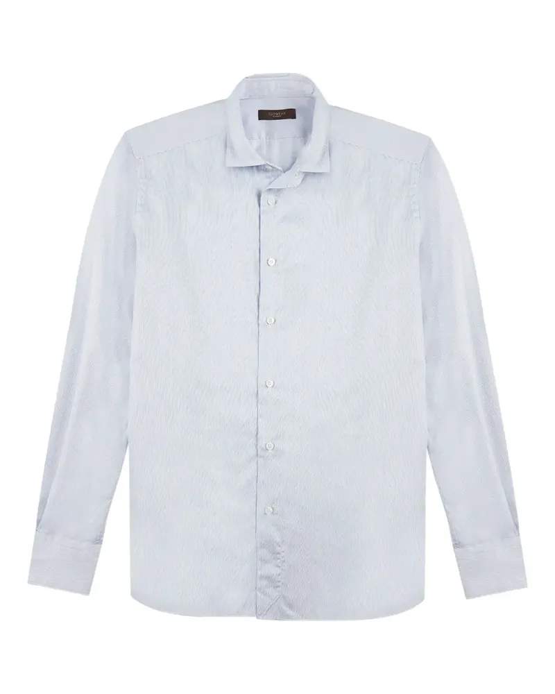 Glanshirt Klassisches Hemd - Blau Blau