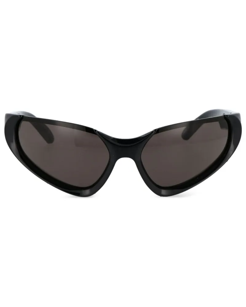 Balenciaga Xpander Cat-Eye-Sonnenbrille - Schwarz Schwarz
