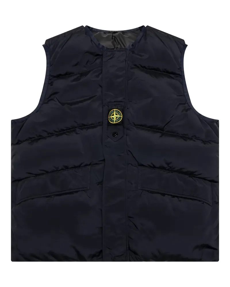 Stone Island Wendbare Weste mit Steppung - Blau Blau
