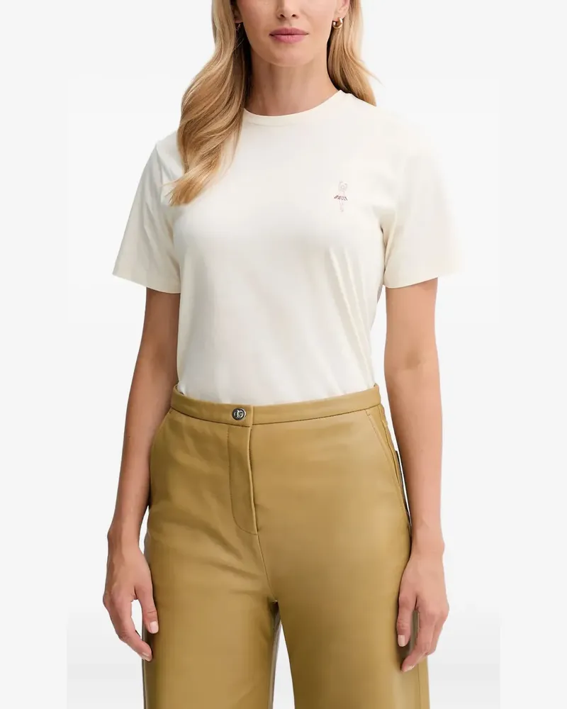 Bally logo-print short-sleeve T-shirt - Nude Nude