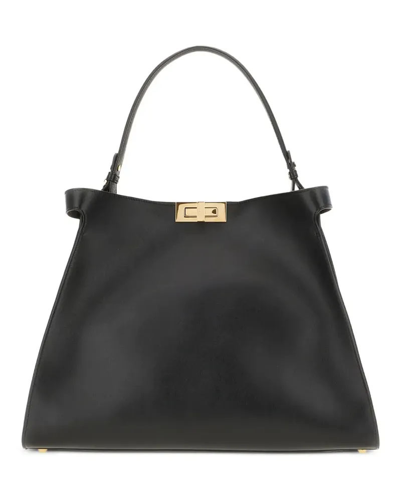 Fendi Way leather tote bag - Schwarz Schwarz