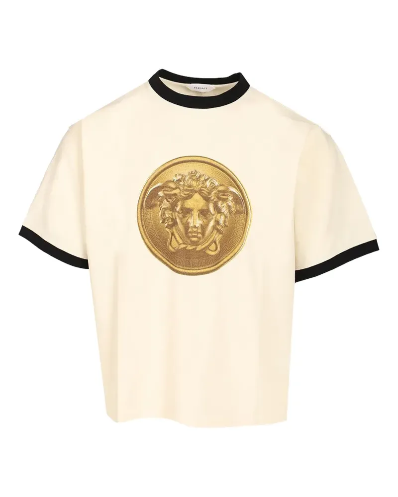 Versace printed cotton T-shirt - Weiß Weiß