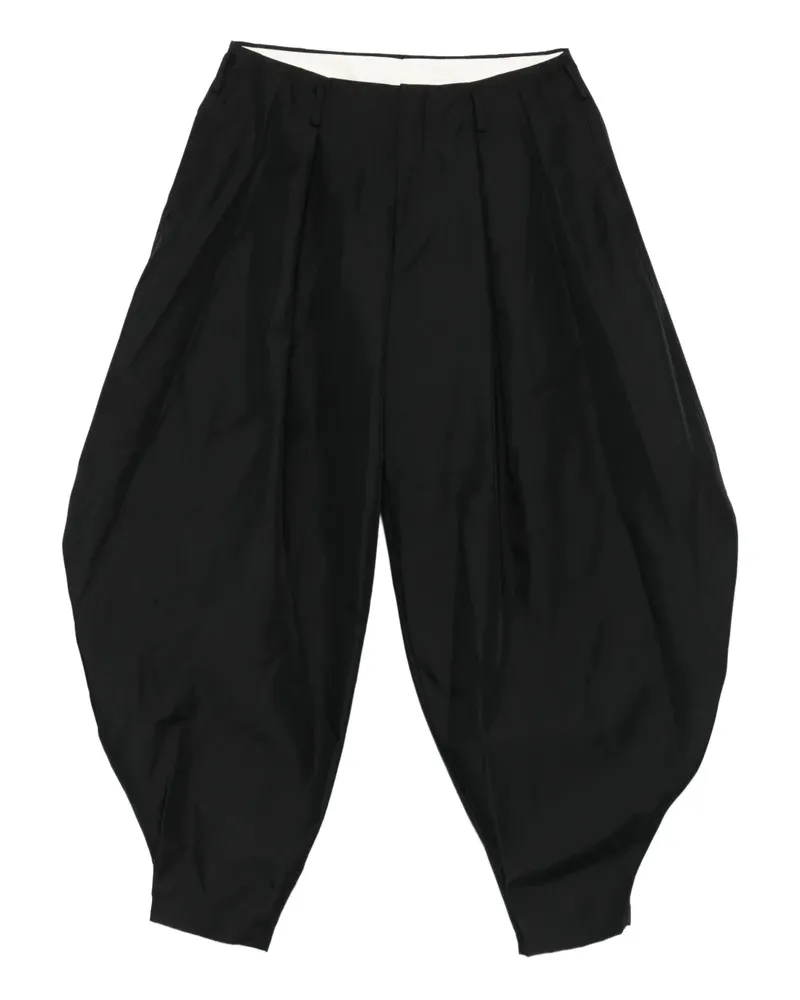 Comme des Garçons Hose mit weitem Bein - Schwarz Schwarz