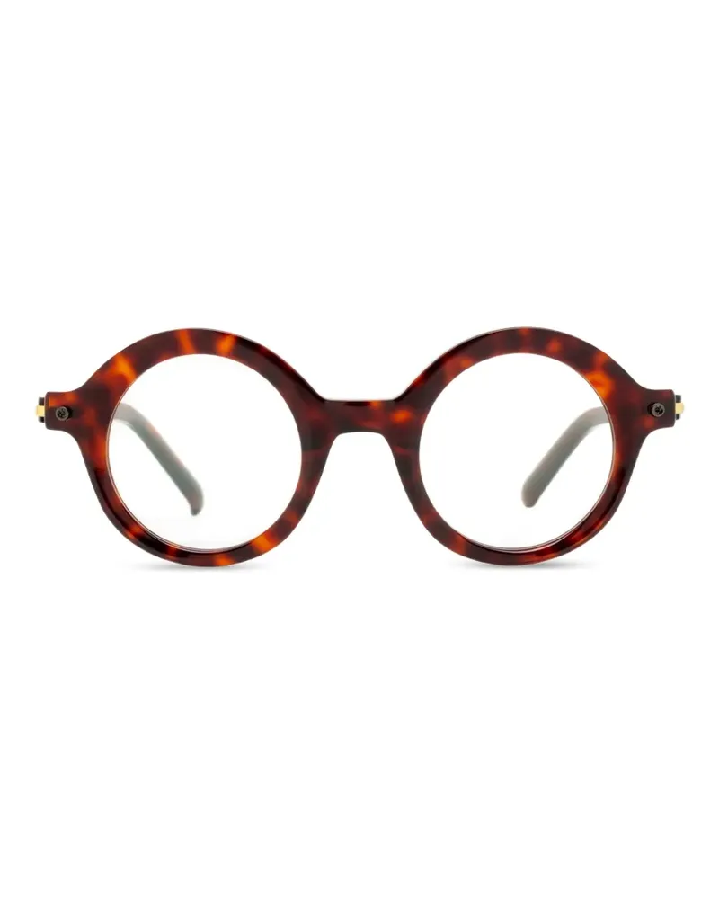 Yohji Yamamoto round-frame glasses - Braun Braun