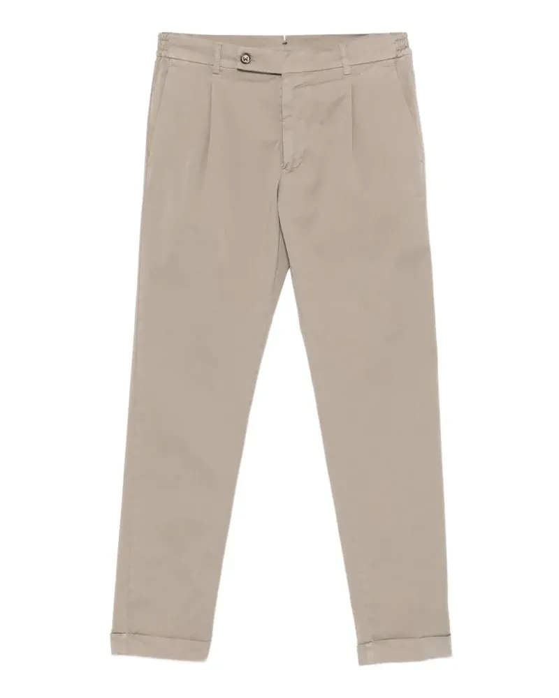 Berwich pleated basic trousers - Nude Nude