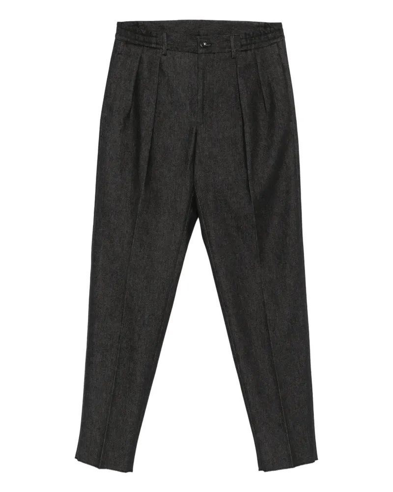 Tagliatore Jeans mit Falten - Schwarz Schwarz