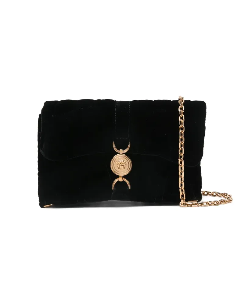 Versace mini Kleio quilted cross body bag - Schwarz Schwarz