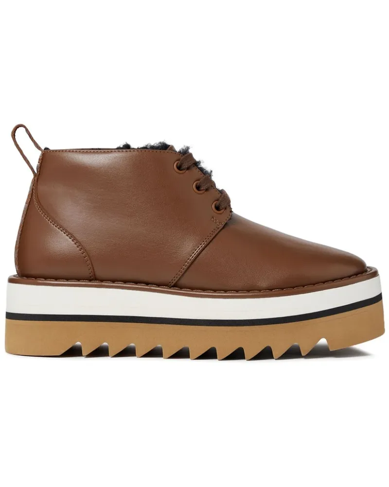 Stella McCartney Sneak-Elyse Desert-Boots 50mm - Braun Braun