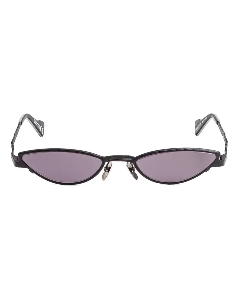 KUBORAUM Z29 Cat-Eye-Sonnenbrille - Schwarz Schwarz