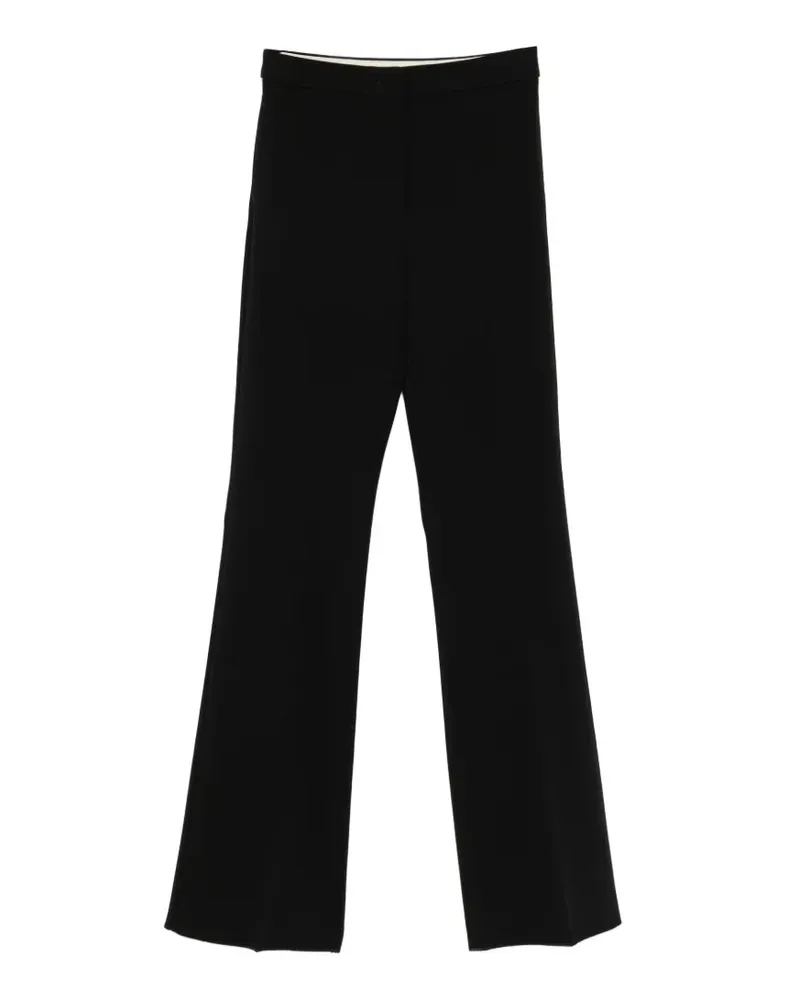 Max Mara ausgestellte Hose - Schwarz Schwarz