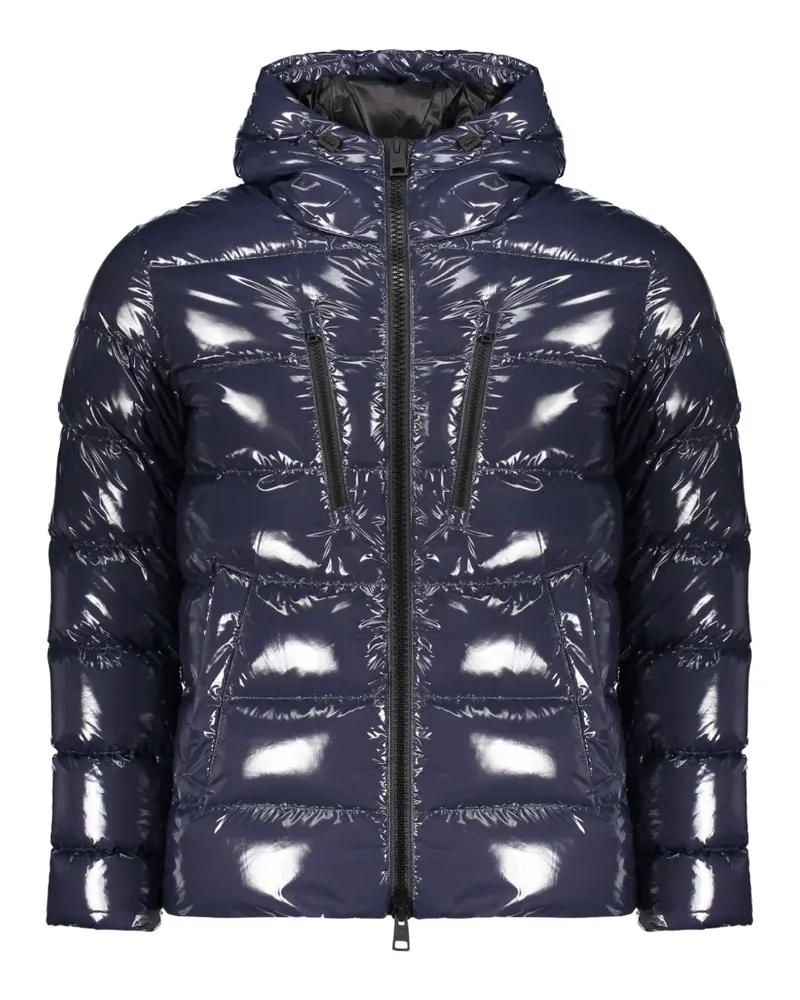 Herno Gefütterte Kapuzenjacke - Blau Blau