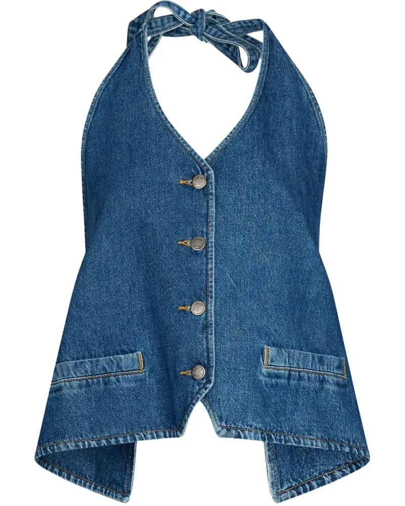Liu Jo Oberteil aus Denim - Blau Blau