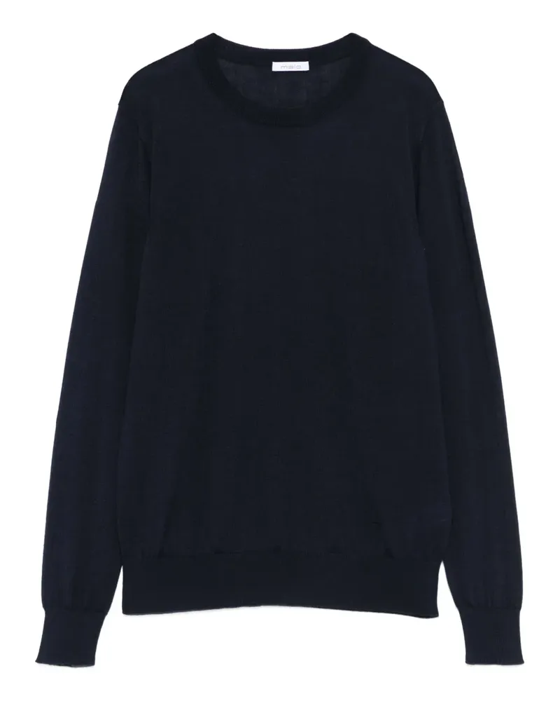 Malo Pullover mit Rundhalsausschnitt - Blau Blau
