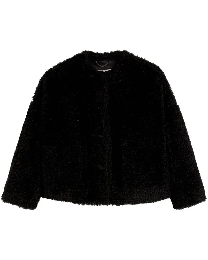 MACKINTOSH Jacke aus Faux Fur - Schwarz Schwarz