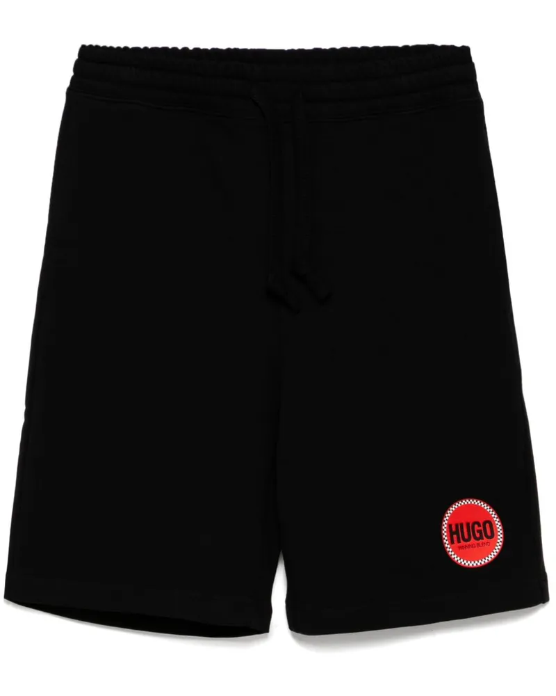 HUGO BOSS Decrio Strickshorts - Schwarz Schwarz