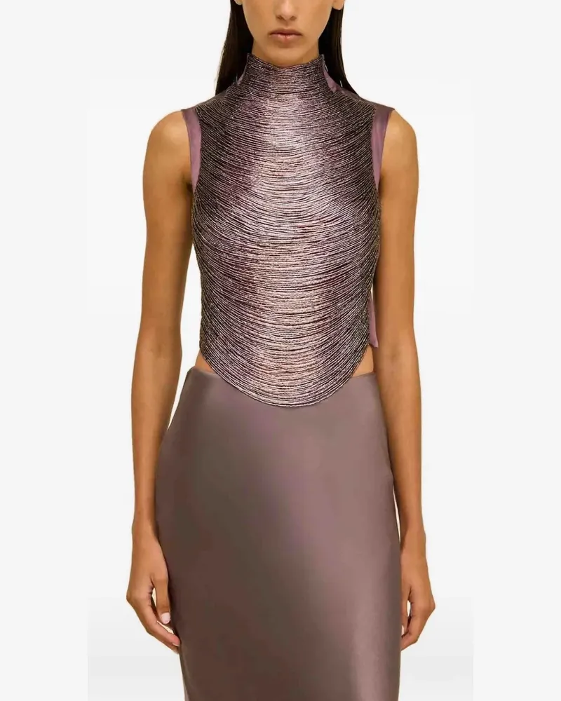 Cult Gaia Taraji top - Violett Violett