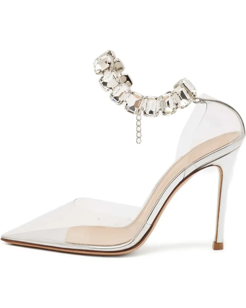 Gianvito Rossi Pre-owned transparente Pumps 100mm - Weiß Weiß