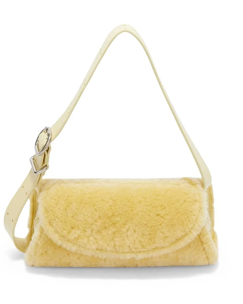 Jil Sander Mini Cannolo Tasche Gelb