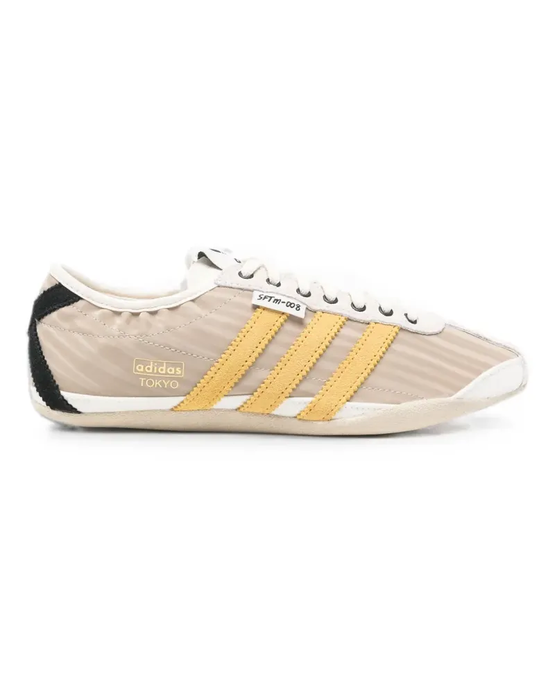 adidas S.F.T.M three-stripe panelled sneakers - Nude Nude