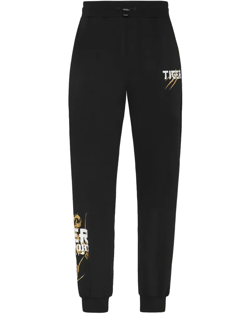 Philipp Plein Tiger Tokyo Jogginghose - Schwarz Schwarz