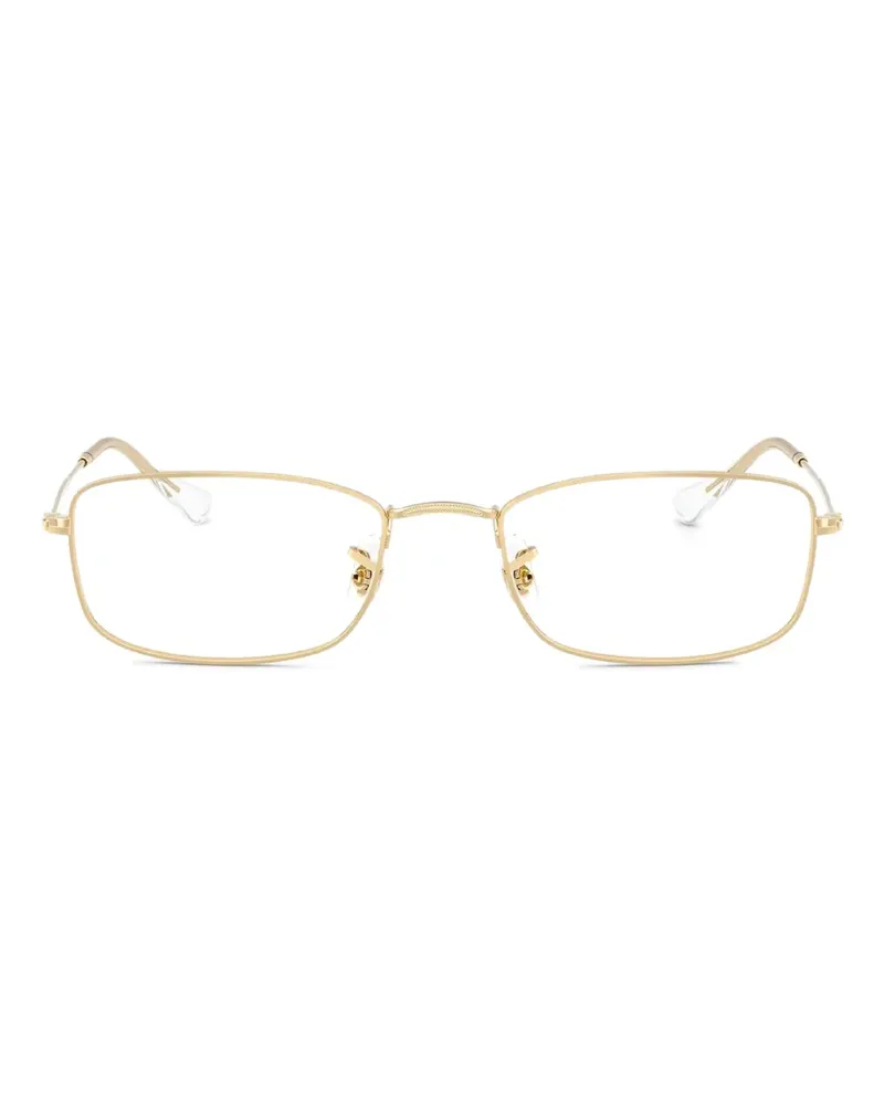 Ray Ban Brille mit eckigem Gestell - Gold Gold