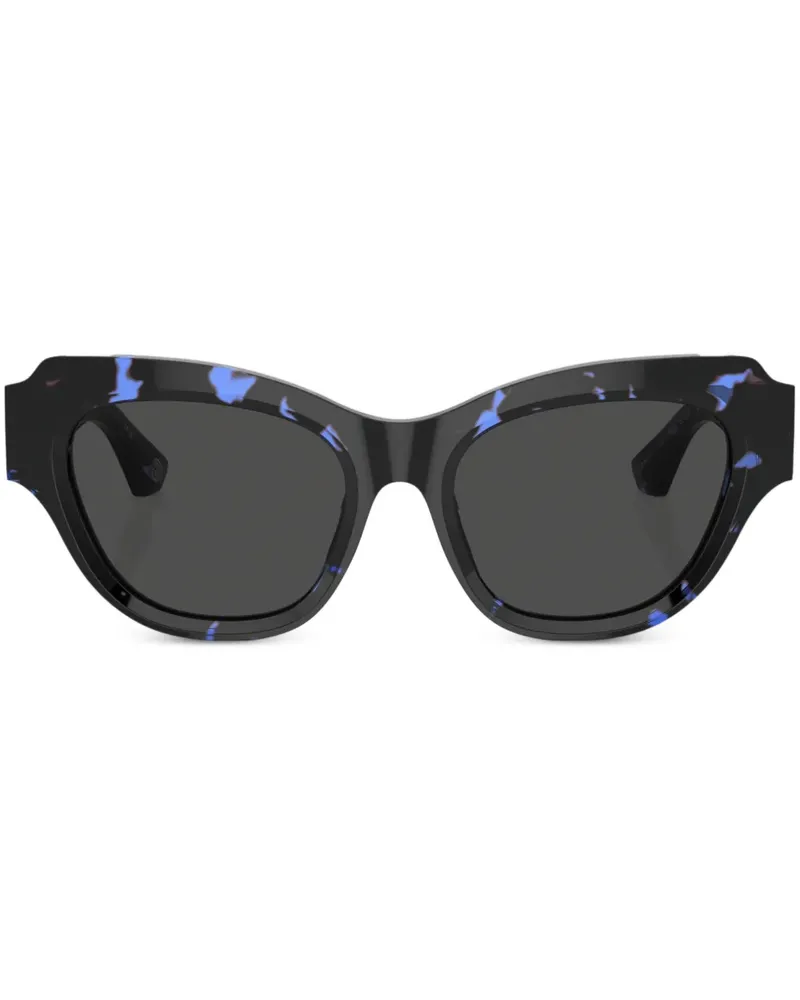 Burberry Cat-Eye-Sonnenbrille mit Rosen-Monogramm - Blau Blau