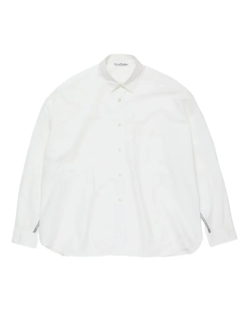 Acne Studios Hemd mit Logo - Weiß Weiß