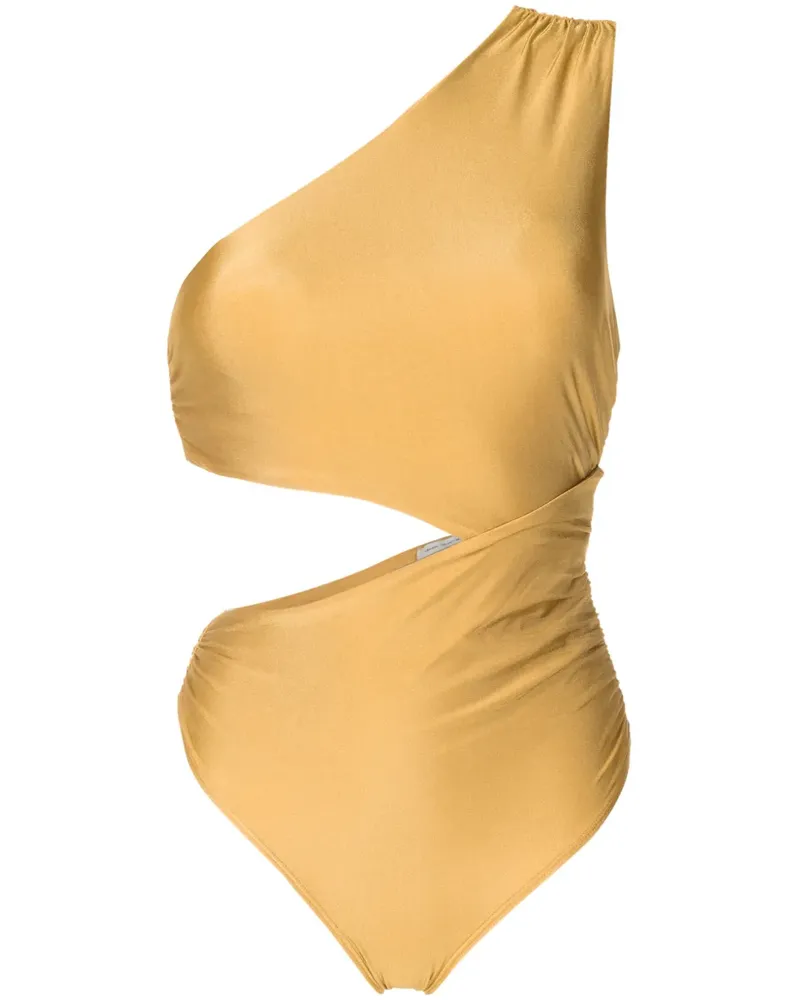 Lenny Niemeyer Asymmetrischer Badeanzug - Gelb Gelb