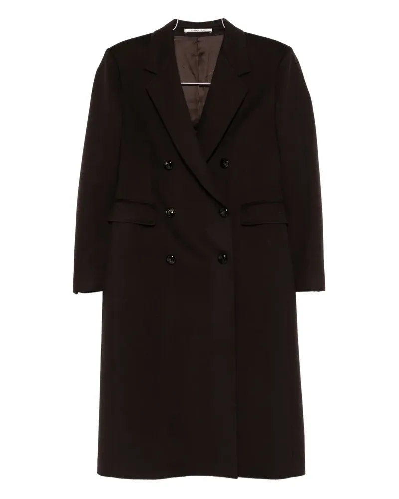Tagliatore cashmere double-breasted coat - Schwarz Schwarz