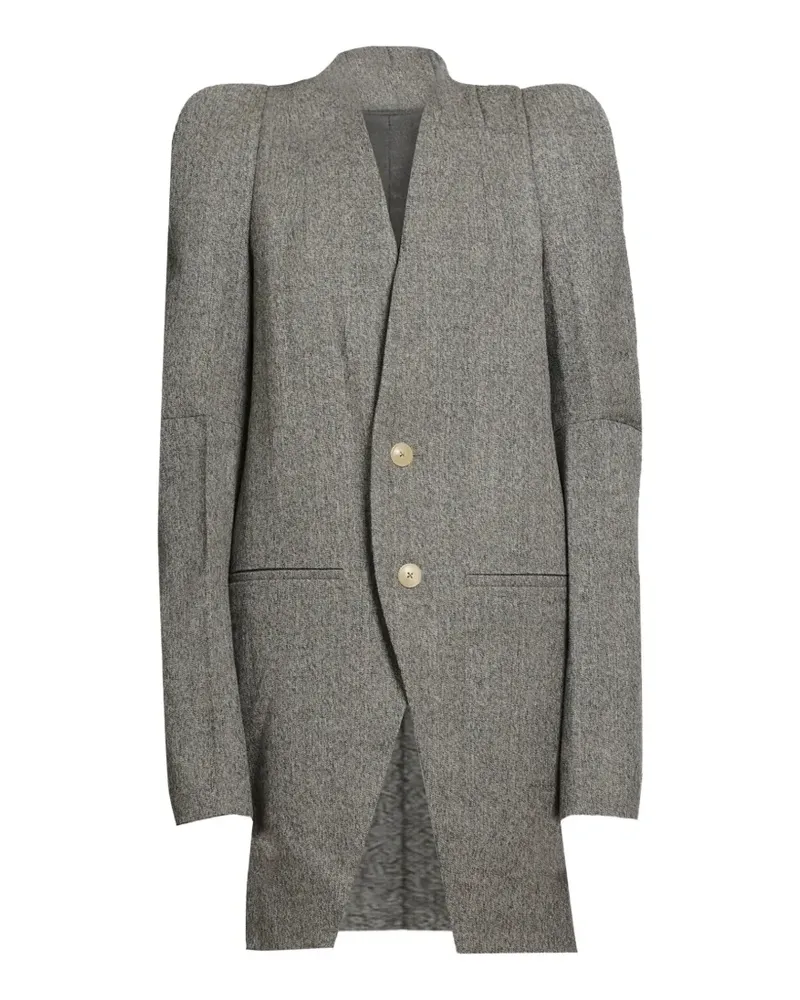 Rick Owens Tower Metro Jacke - Grau Grau