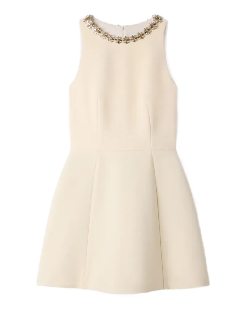 Sandro Minikleid mit Schmuckdetail - Nude Nude
