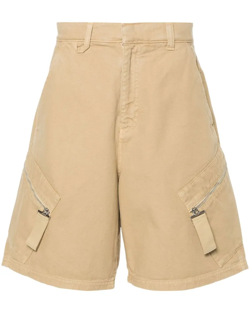 Jacquemus Le Short canvas cotton shorts Nude