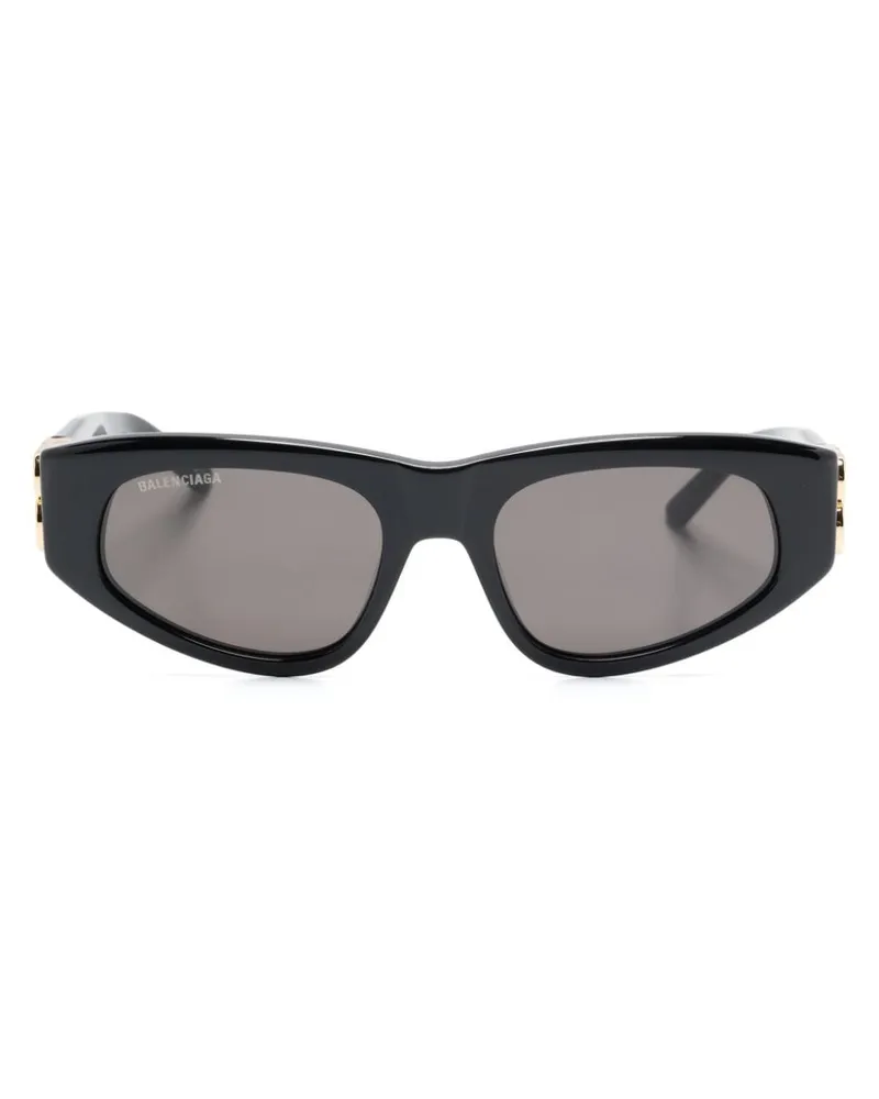 Balenciaga Dynasty Sonnenbrille mit D-Gestell - Schwarz Schwarz