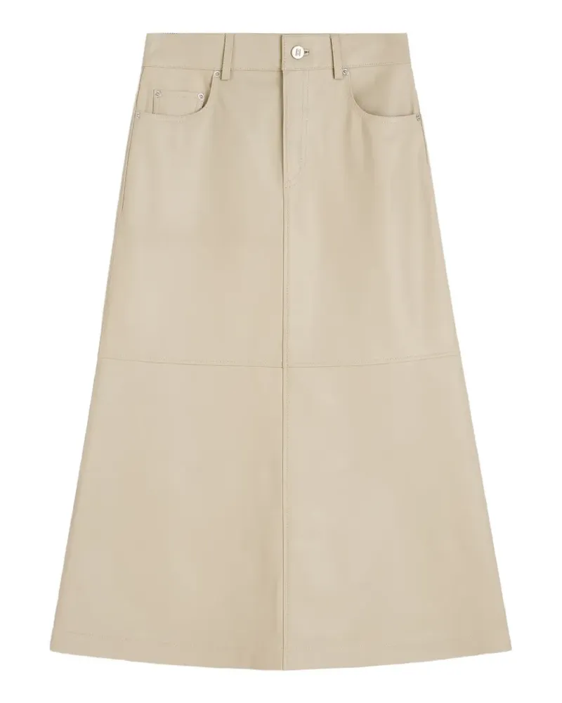 By Malene Birger Solene Midirock mit Einsätzen - Nude Nude