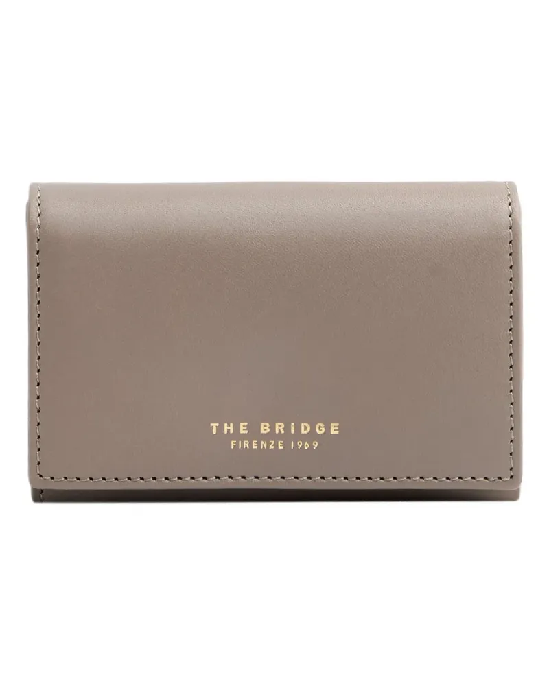 The Bridge leather coin wallet - Nude Nude