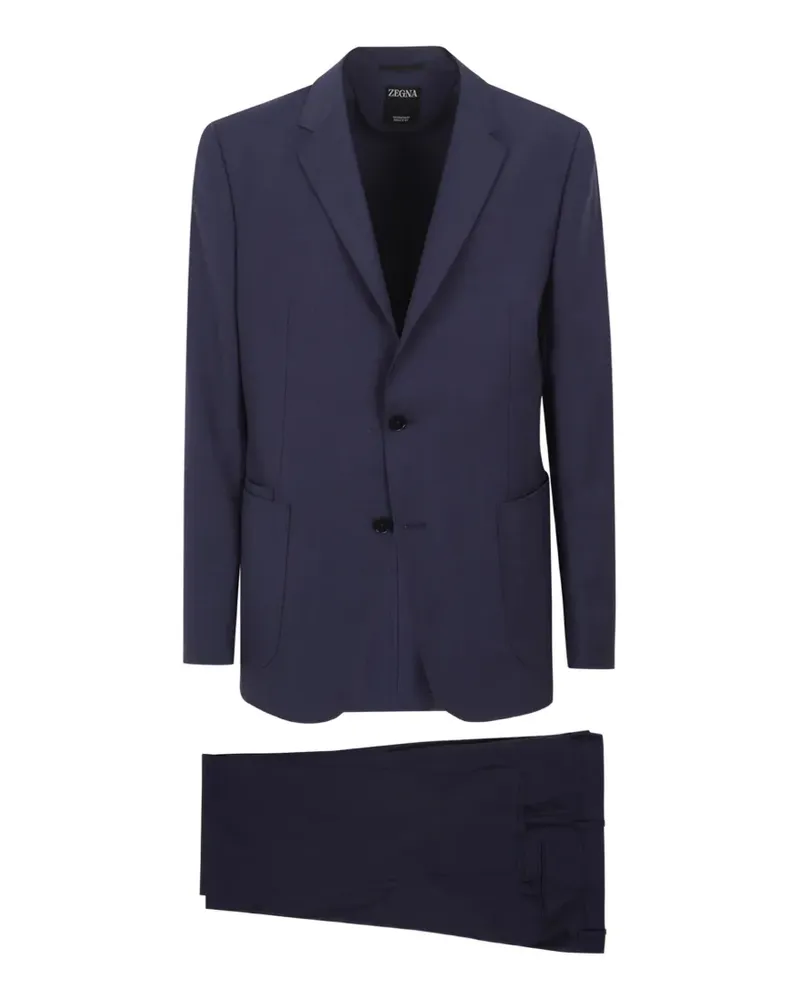 Ermenegildo Zegna single-breasted suit - Blau Blau